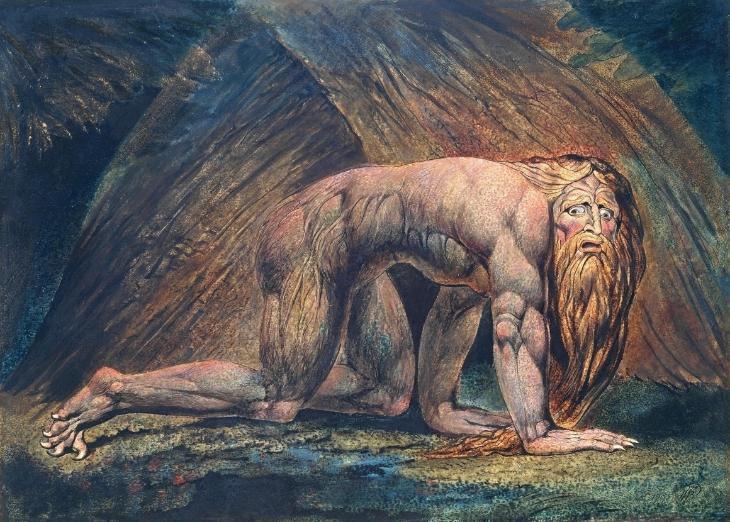 William Blake Tate Britain Nebuchadnezzar 