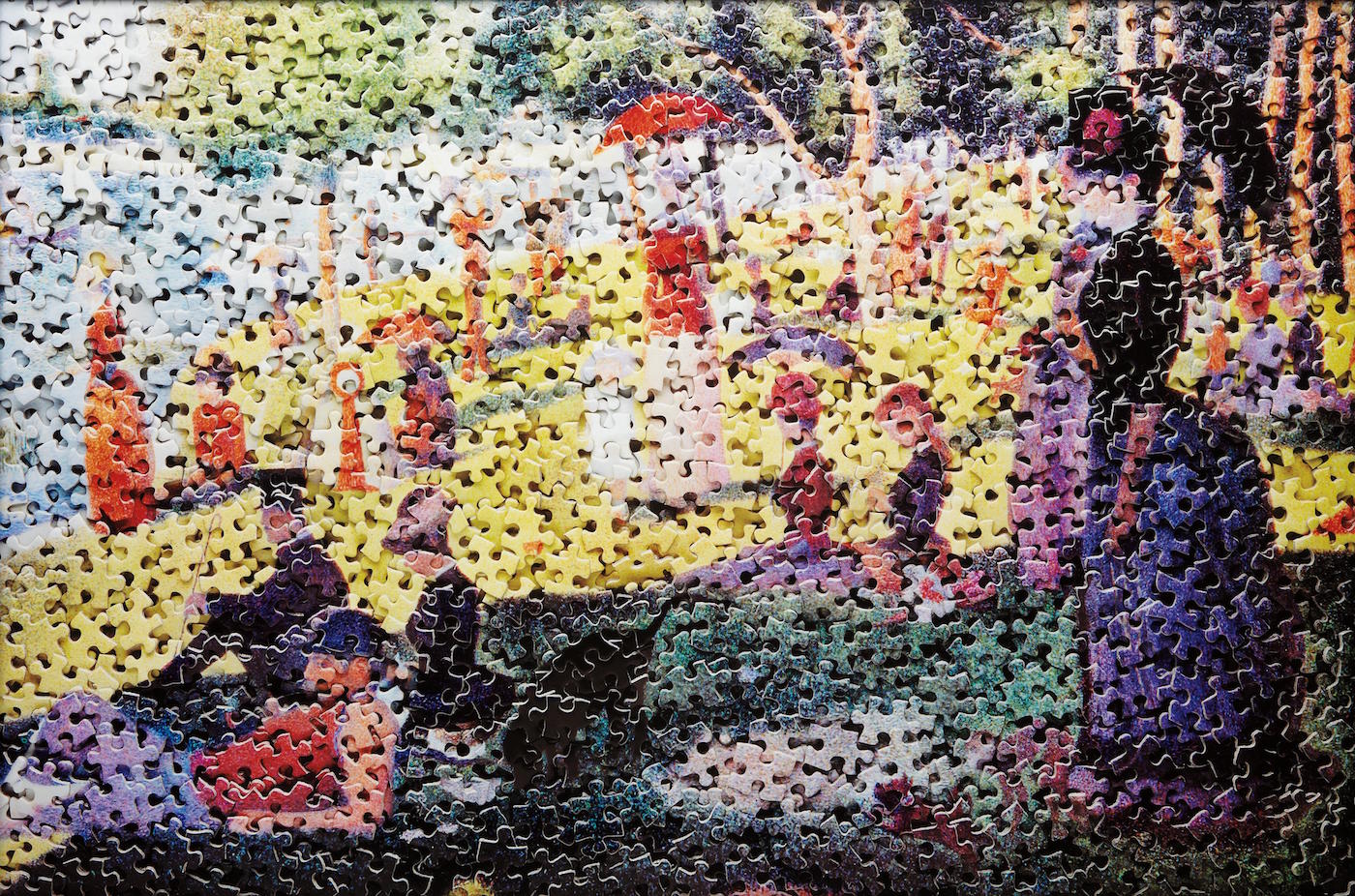 Vik Muniz Seurat at Ben Brown Fine Arts Photo London