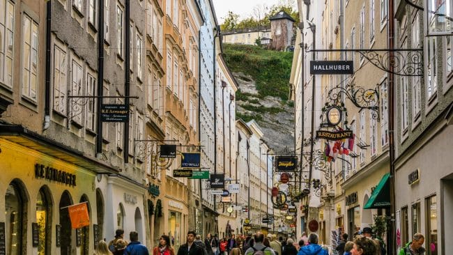 Getreidegasse Hotel Goldgasse Salzburg