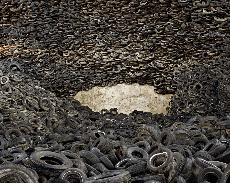 Oxford Tire Pile essential-elements edward burtynsky flowers gallery salt pans