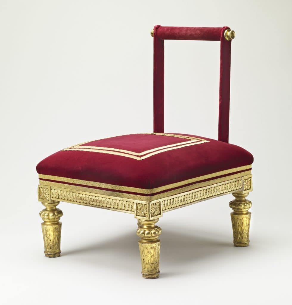 Knighting Stool Royal Collection Trust A Royal Welcome at Buckingham Palace