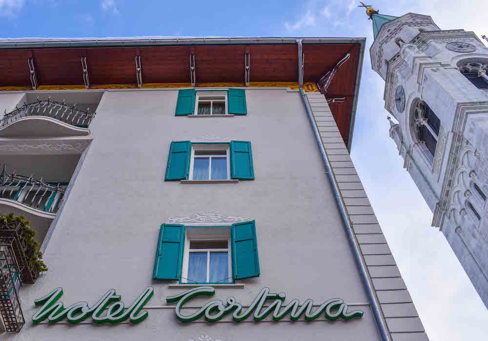 Cortina d'Ampezzo Hotel Cortina Dolomite Mountains