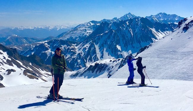 Grand Tourmalet  ski french pyrenees