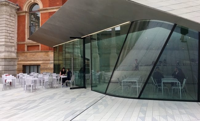 Sackler Courtyard and Sainsbury Gallery at the Victoria & Albert Museum London