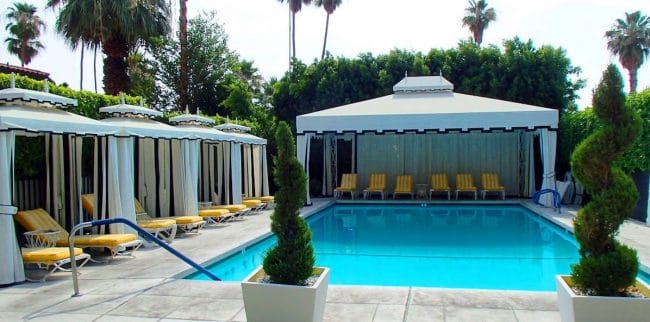 Avalon Hotel & Bungalows Palm Springs California