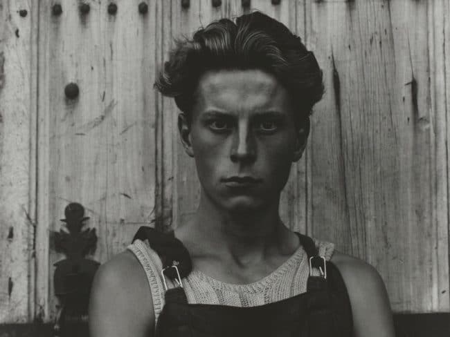 Young Boy, Gondeville, Charente, France, 1951, Paul Strand ©Paul Strand Archive, Aperture Foundation