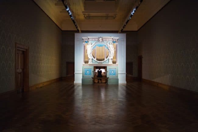 Ragnar Kjartansson Sky in a Room National Museum of Wales Cardiff Il cielo in uni stanza