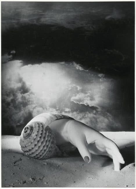 Dora Maar surrealist image hand with snail