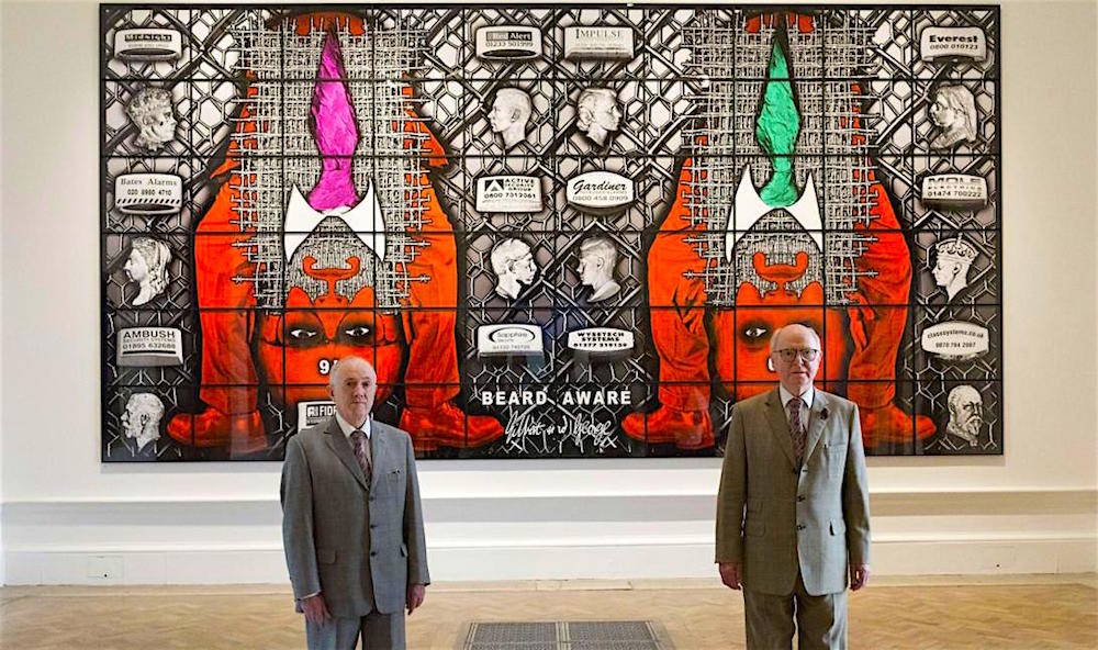 Gilbert & George Summer Exhibition Royal Academy reviewed at www.CELLOPHANELAND.com 