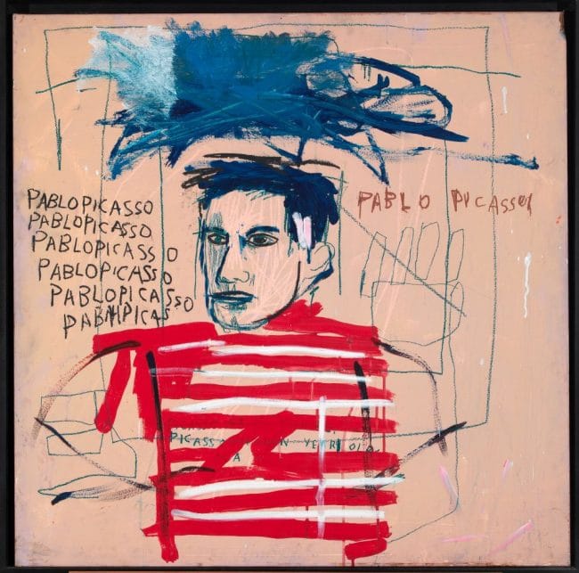 Untitled (Pablo Picasso) 1984 - Jean-Michel Basquiat Boom For Real Barbican Gallery