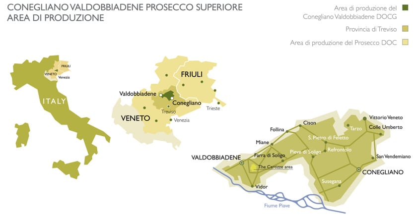 Colline del Cartizze, Prosecco, Garbara, Italy