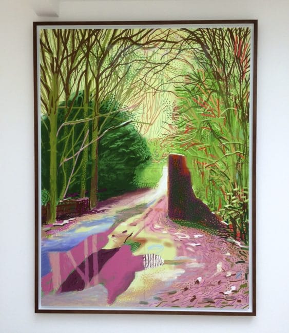 David Hockney The Arrival of Spring