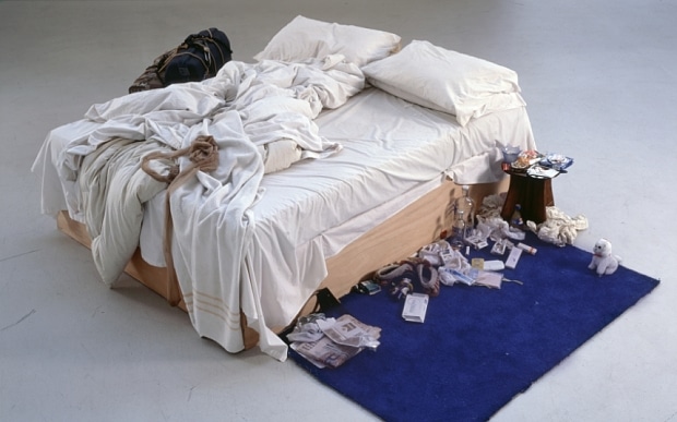 Tracey Emin Bed 100 Works of Art That Will Define Our Age Kelly Grovier www.cellophaneland.com