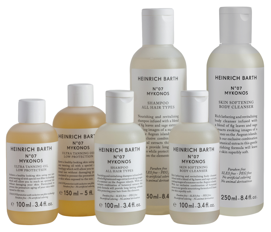 HEINRICH BARTH - Vegan beauty travel products 