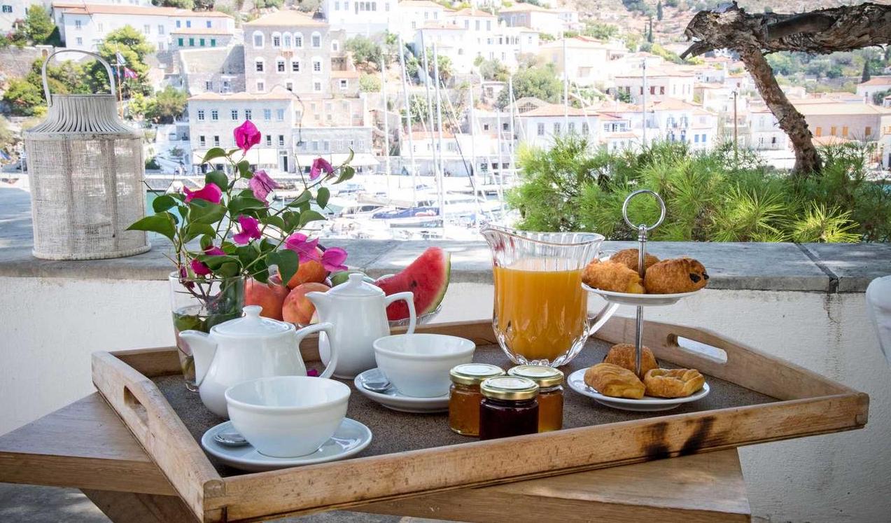 Hydrea Exclusive Hospitality Hotel Hydra Greece Breakfast