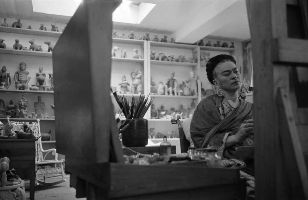 MEXICO. Mexico City. 1954. Mexican artist Frida KAHLO Werner Bischof