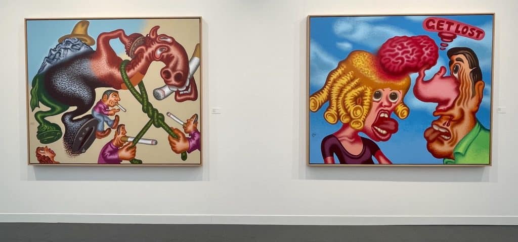 Peter Saul at Michael Werner Frieze