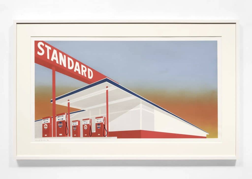 Ed Ruscha Standard at Susan Sheehan Frieze Masters